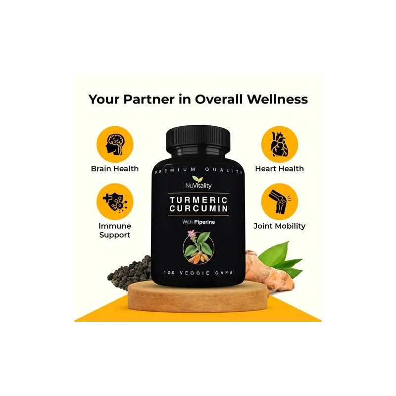 Turmeric Curcumin With Piperine (black Pepper Extract) - 120