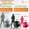 SmarterLife PRO MAX Exercise Ball for Stability Workout, Fitness, Pregnancy,