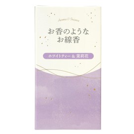Kameyama Incense Sticks Like Incense, White Tea & Marika Approx. 1.8 oz (50 g), Smoke Less