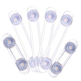 Pack of 6 Baby Drawer Locks, Baby Door Lock, Cabin Lock, Drawer Lock, Easy Installation on Cabinets and Drawers, Child Safety Cabinet, Transparent