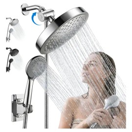 Juego De Cabezal De Ducha De Baño De 6 Piezas Con 6 Modos