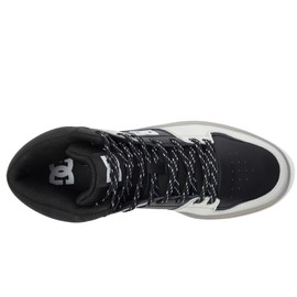 DC Cure Casual High-Top Skate Shoes Sneakers Black/Cream 7.5 D (M)