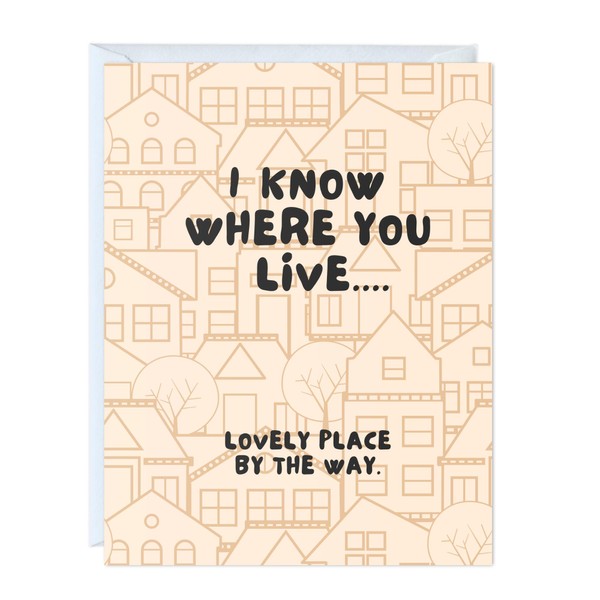 New Home Card Housewarming, Moving Away Card, Congratulations Card (I