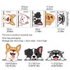 Fujitoya Dog Wall Sticker for Car, Monotone, Bath, Removable, Stylish