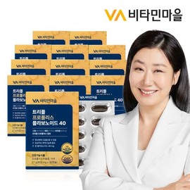 Vitamin Village 비타민마을 트리플 프로폴리스 플라보노이드 40mg 30정 x 12박스 (12개월분) Vitamin Village Triple Propolis Flavonoid 40mg 30 Tablets x 12 Boxes (12 Months Supply)
