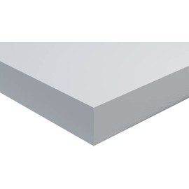 Expanded PVC Foam Board, White, 3/8" (0.38", 10MM) Thick, 12" W x 24" L (Pack of 2)
