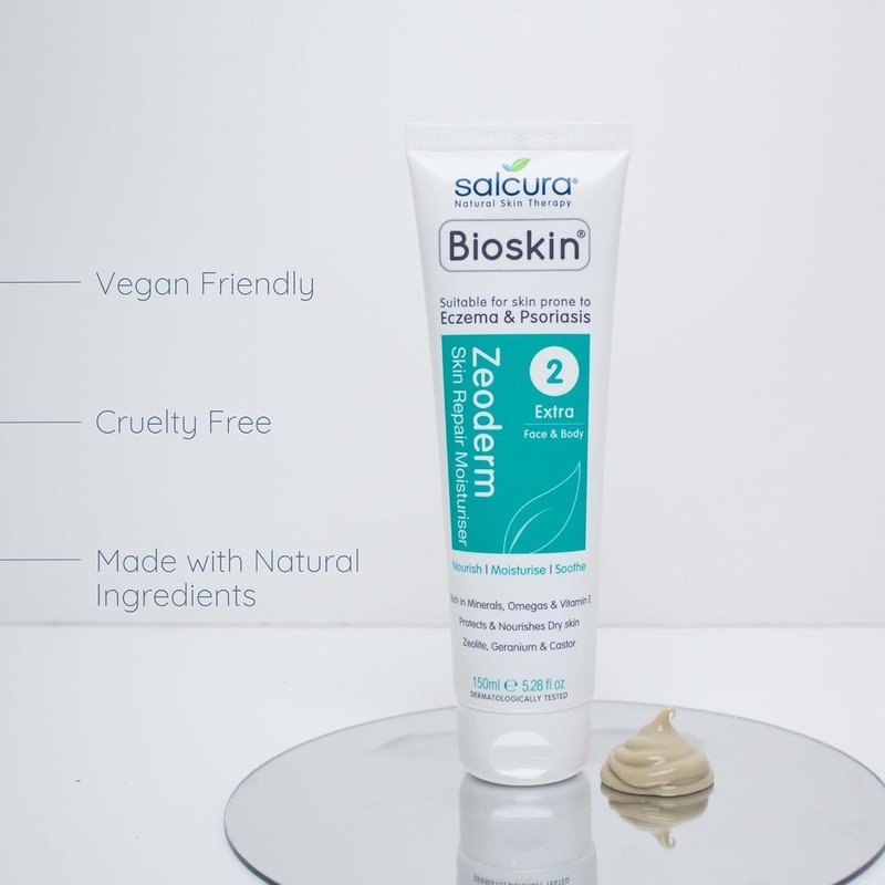 Salcura, Bioskin Zeoderm Skin Repair Moisturiser Twin Pack, Including Natural