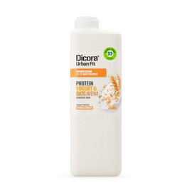 Dicora Urban Fit Shower Cream - Hydrating In Shower Body Lotion - Wet Shower Moisturizer for Sensitive Skin - Protein Yogurt and Oats Avena - 25.4 oz