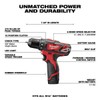 Milwaukee M12 12V Cordless Drill Driver/Impact Driver Combo Kit Bundle