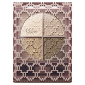 Visee Riche BE-1 Glossy Rich Eyes N Eyeshadow, Light Beige, 0.2 oz (4.5 g) (x 1)