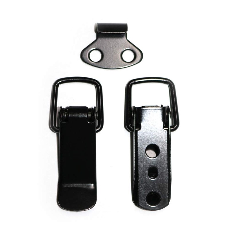 BERYLER Black Toggle Latch, Steel Spring Loaded Toggle Latch, Black