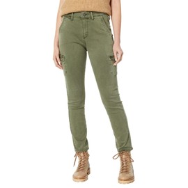 PAIGE Women's Jolie high Rise Slim Pant Ankle Length in Vintage Ivy Green, 26