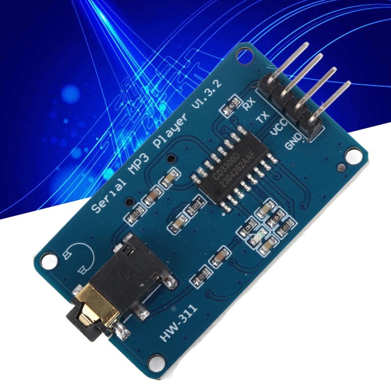 MP3 Player Module, UART Serial Music Player Board, Port Control