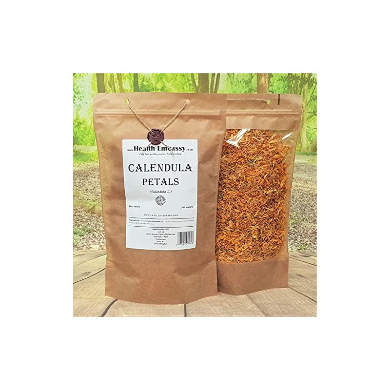 Health Embassy Calendula Petals (Calendula L) Marigold Loose Herbal Tea
