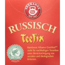 Teekanne Russian Teefix Black Tea Pack of 6 x 40 g 20 Bags