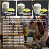 Wanmutrun 50MM Waterproof Sandpaper Hook and Loop 100pcs Grit 1000