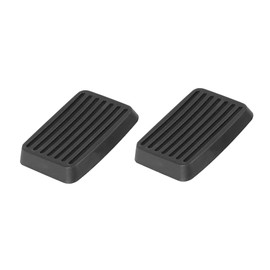 A ABSOPRO Pair Brake Clutch Pedal Pads Cover for Hyundai Accent Elantra Black