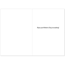 NobleWorks Funny Mother's Day Greeting Card with 5 x 7 Inch Envelope (1 Card) Internal Investigation 7022