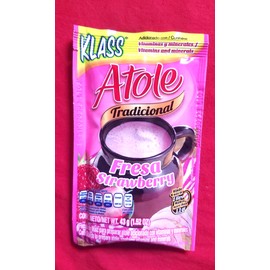 KLASS 12 PACK KLASS ATOLE  TRADITIONAL STRAWBERRY/ ATOL TRADICIONAL DE FRESA