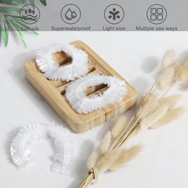 100 PCS Upgrade Disposable Shower Caps. Waterproof Hair Bath Caps. Thickening Shower Cap for Women Kids Girls. Hotel and Hair Salon. Travel Spa. Home Use Beauty Salon