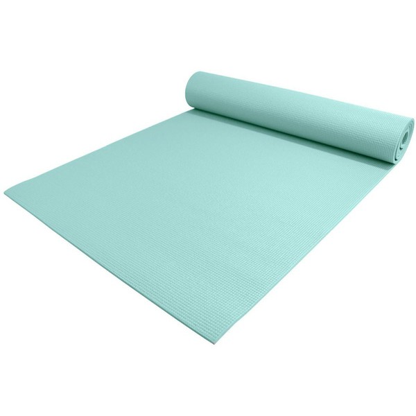 YogaAccessories 1/4" Thick High-Density Deluxe Non-Slip Exercise Pilates & Yoga Mat, Soothing Sea