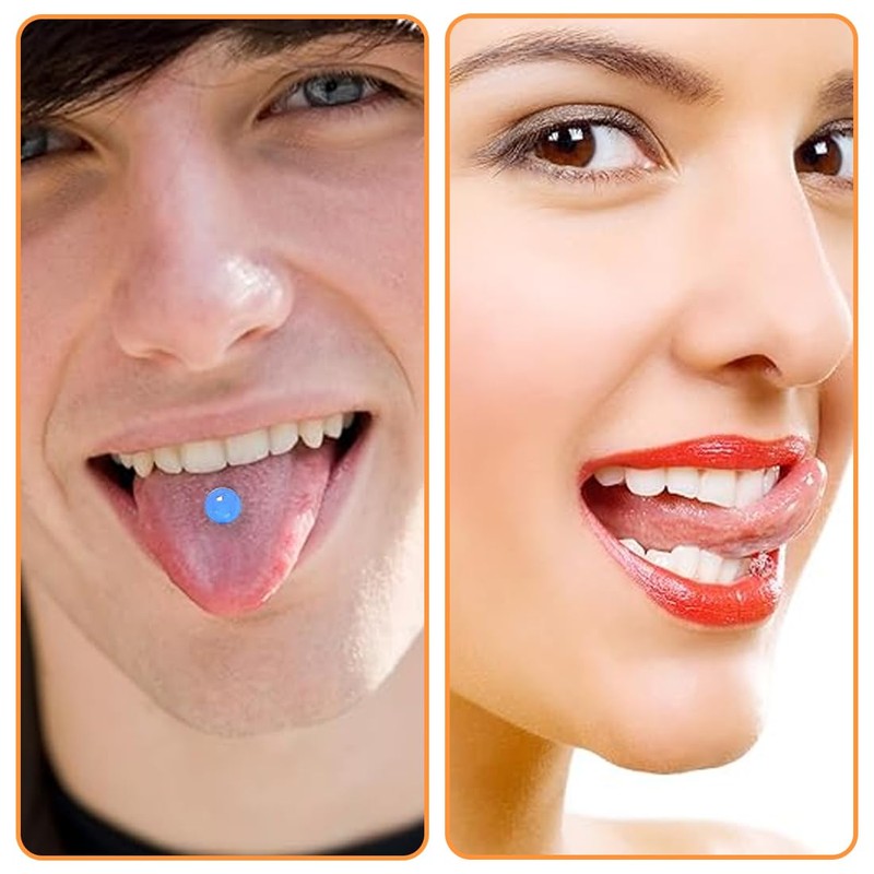 WUSJCOF 14er Zungenpiercing und Brustwarzenpiercing Ersatzkugel Chirurgenstahl