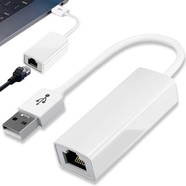BAYLOVE Adaptador Ethernet USB, Adaptador USB a Ethernet, Ofrece un Velocidad de Red de 100 Mbps, Interfaz USB Compatible con 1.0, 1.1 y 2.0, Compatible con Windows, WIN7/8/10/11, Vista, Mac, iOS(USB)