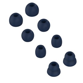 8pcs Eartips Earbuds Eargels Replacement for Beats Powerbeats Pro, BeatsX, Urbeats, Flex Wireless Earphones (Navy)