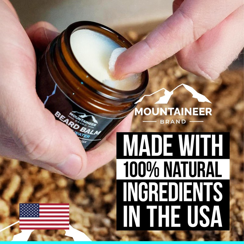 Mountaineer Brand All Natural Biotin Beard Growth Balm | Made
