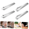 Healeved 12pcs Fish Bone Tongs Stainless Steel Material and Food