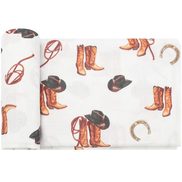 LifeTree Baby Swaddle Blankets, Muslin Swaddle Blankets Boys Girls Swaddling
