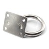 Zerniple M5 Pad Eye Plate 304 Stainless Steel U Hooks