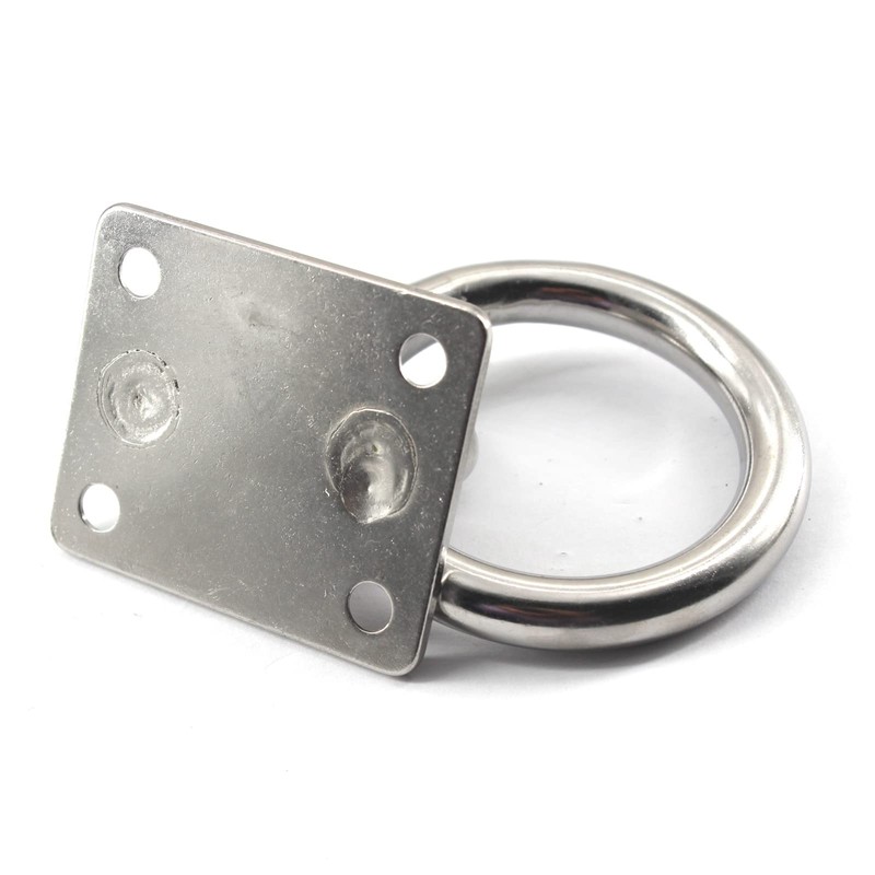 Zerniple M5 Pad Eye Plate 304 Stainless Steel U Hooks