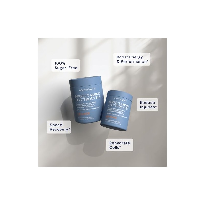 Bodyhealth Polvo Electrolitos Perfectamino Hidratación Mezcla Bebida Azúcar Keto Omg