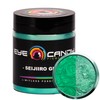 Eye Candy Premium Green Mica Powder Pigments (25gr) | Multipurpose DIY Arts and Crafts Additive | Acrylic, Woodworking, Bath Bombs, Resin, Epoxy, Soap, Fishing Lures (Seijiiro Green)