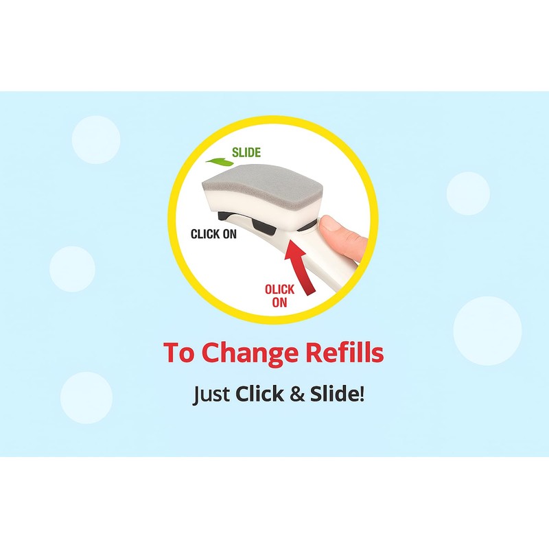 Non Scratch Sponge Refill Pads – 12 Pack (3 x