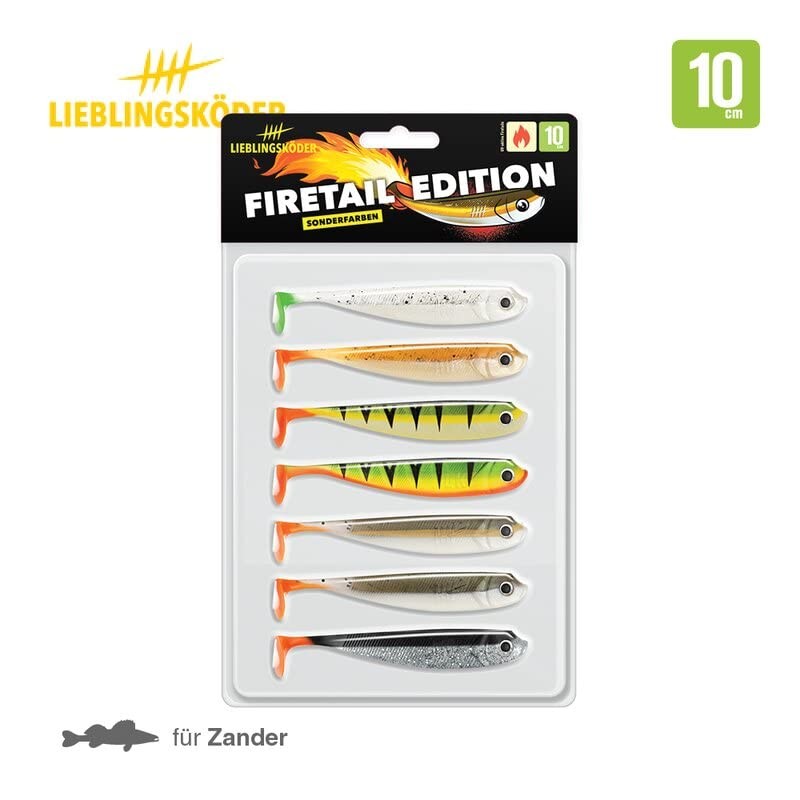 Lieblingsköder Rubber Fish 10 cm – 7 Rubber Shads, Colour