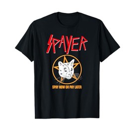 Vintage Rock Spayer Cat Kitten Pun Mom Dad Gift Shirt Men Women Girls Kids T-Shirt