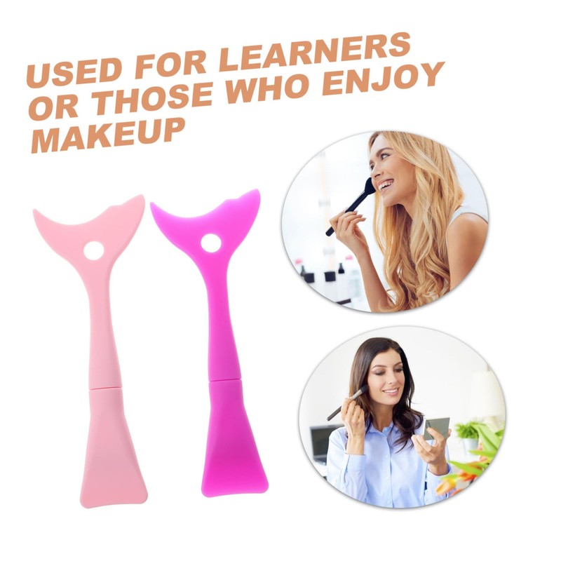 Ipetboom Eyelash Makeup Tools 4pc Set Eyeliner Stencils Brush Eyeshadow