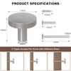 DonYoung 2 Pack Cabinet and Drawer Knobs, Bifold Barn Door