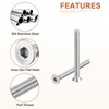 DTGN 1/4-20 x 3 Flat Head Socket Cap Screws, 25