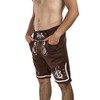 Adam Lederhosen Sweatpants Short - Oktoberfest Fleece Jogger Sweat Pants