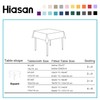 Hiasan Checkered Square Tablecloth - Stain Resistant, Waterproof and Wrinkle