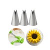 352 Piping Nozzle for Leaves,Ruffles,Zigzags,Ruffles,3 Pcs 352 Leaf Piping Tip