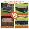 Likorlove 100% Waterproof Outdoor Sofa Cover, 88" Wx 33" Dx