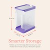 Lansinoh Breastmilk Storage Container with Quick-Freeze Tray, Stores up to