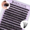 B&Q Lash Clusters 70D Individual Lashes 280PCS Eyelash Clusters Supersoft