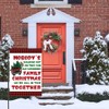 Funny Christmas Garden Flag Happy Xmas Banner Double Sided Winter