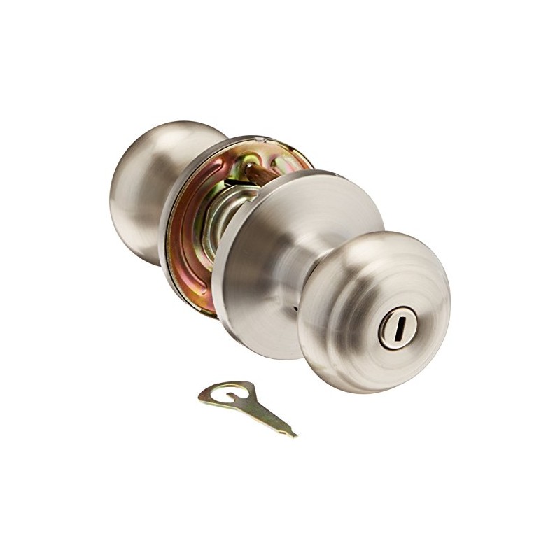 Honeywell 8101302 Classic Privacy Door Knob, Satin Nickel