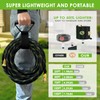 FlexiSolve Garden Hose 150 ft, NON-EXPANDABLE Ultra Lightweight & Flexible